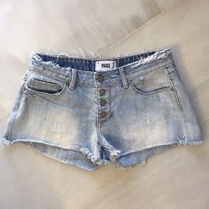 Paige Cutoff Jean Shorts